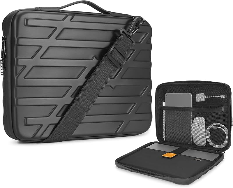 16 inch Laptop Sleeve Carrying Case Computer Bag Shockproof Hardshell Handle for 16" MacBook Pro M4 M3/ Lenovo ThinkPad E16 Gen 2/ L16/ 16p /15" Dell Latitude 5540 HP Samsung