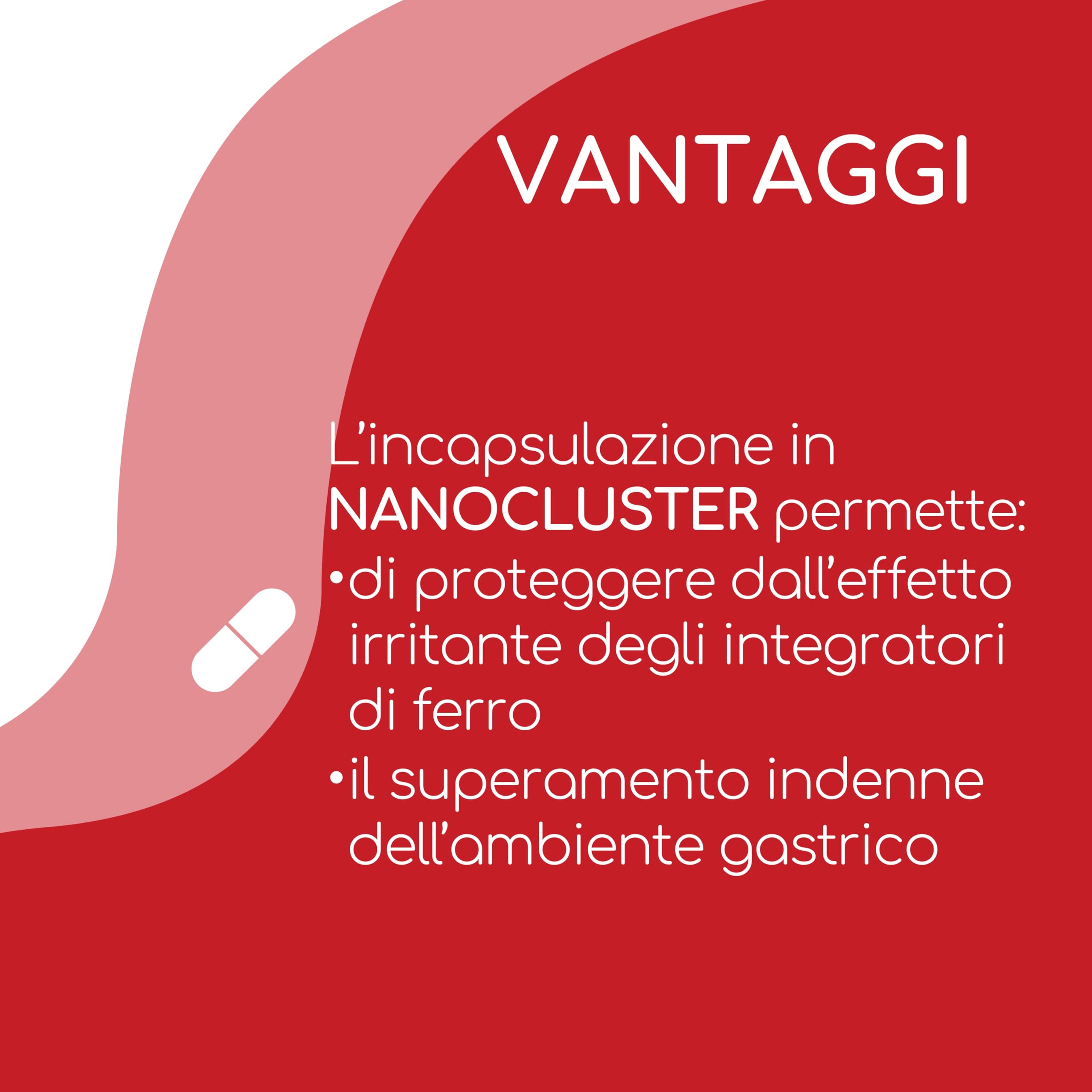 Barilife - Ferro - Integratore di Ferro Microincapsulato con Acido Folico, Vitamina C e Rame - Compresse al Gusto Fragola-Lampone, Senza Glutine e Zuccheri