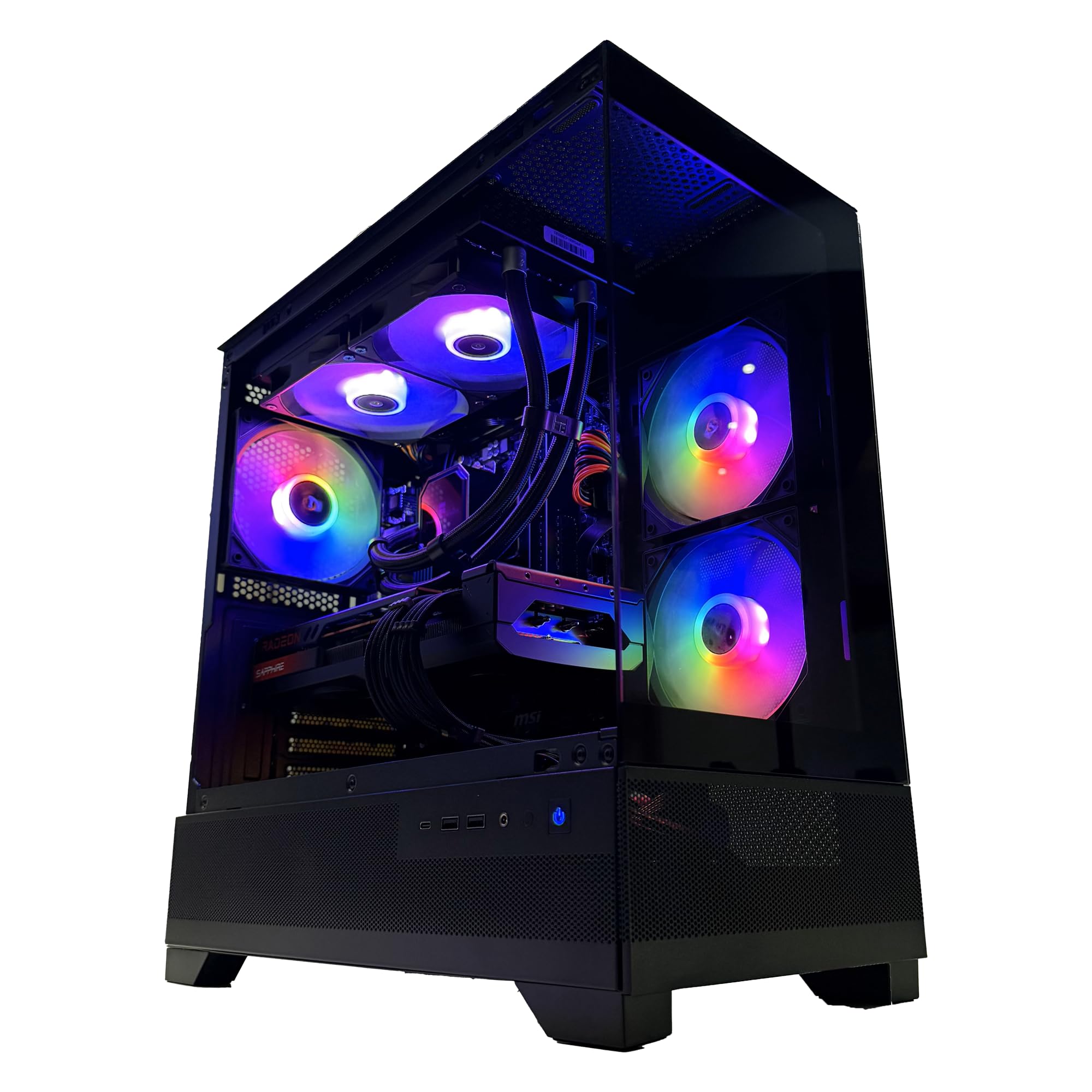 pc gaming zeus 21 ryzen 7 16gb 1tb nvme oc fans desktop