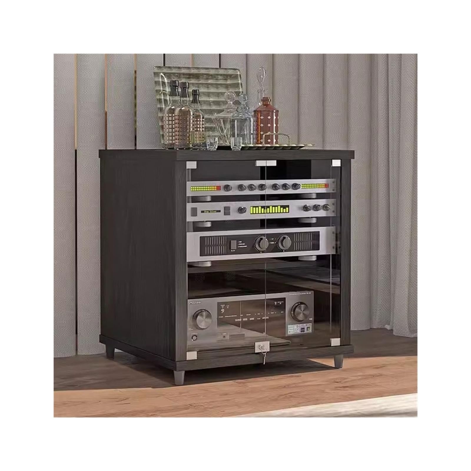 Supporto per altoparlante Attrezzatura audio da palco Rack for amplificatori audio e video Armadio for aviazione Armadio for amplificatore con scheda multistrato in legno massello Staffa per altoparla