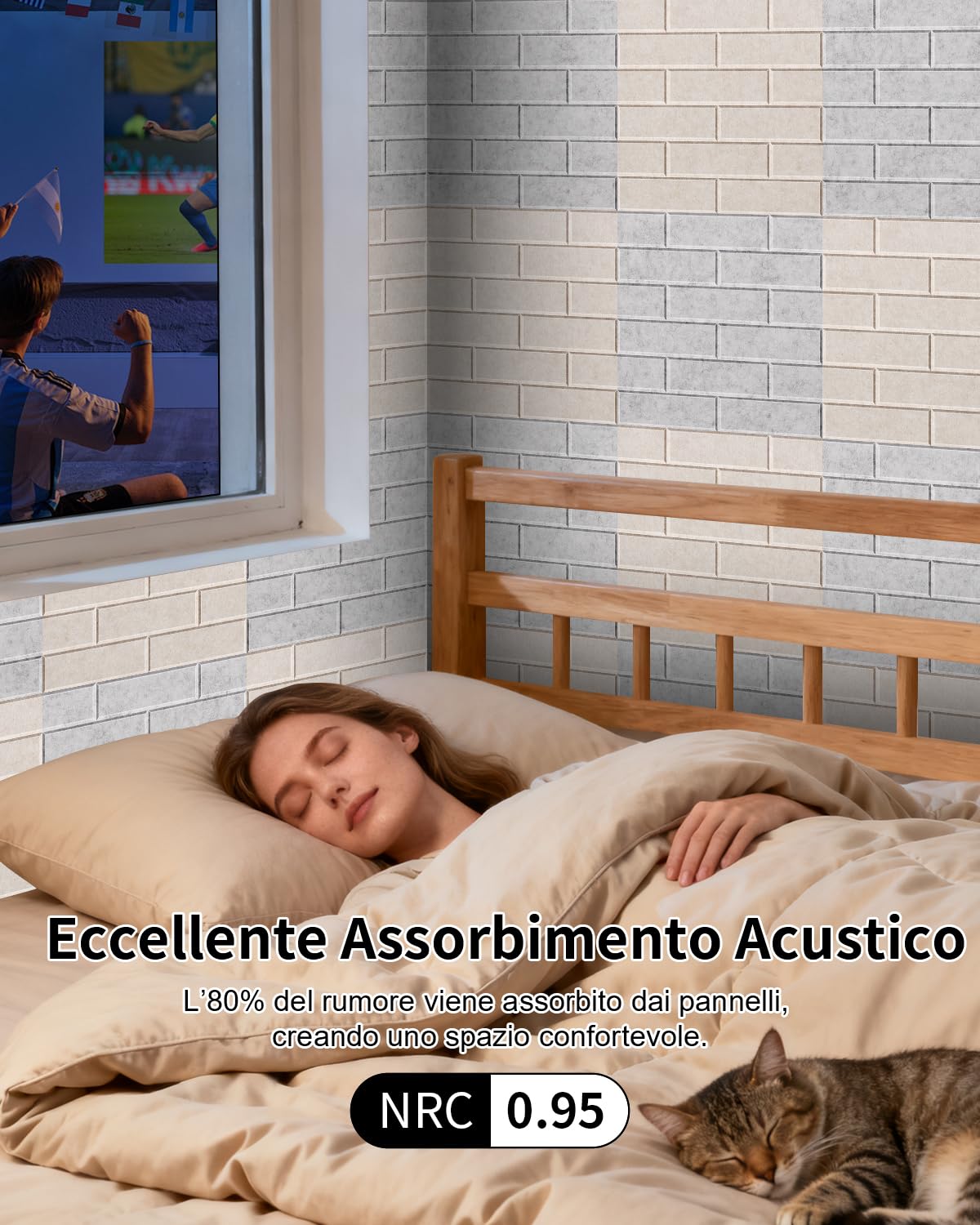 Pannelli Acustici Autoadesivi 36 Pezzi, 30x30x0.9cm Pannelli Acustici Decorativi, Trattamento Acustico e Decorazione Parete per Studio Registrazione, Decorazione Gaming, Studio, Nero