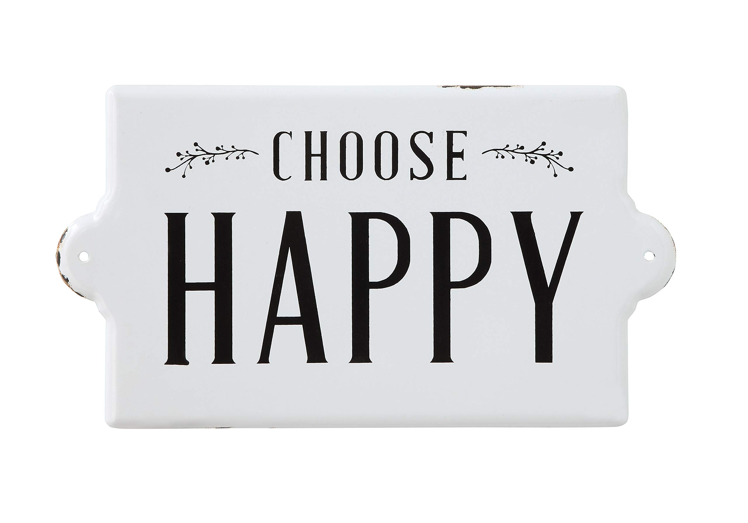 Creative Co-op Wall Decor, Iron, White