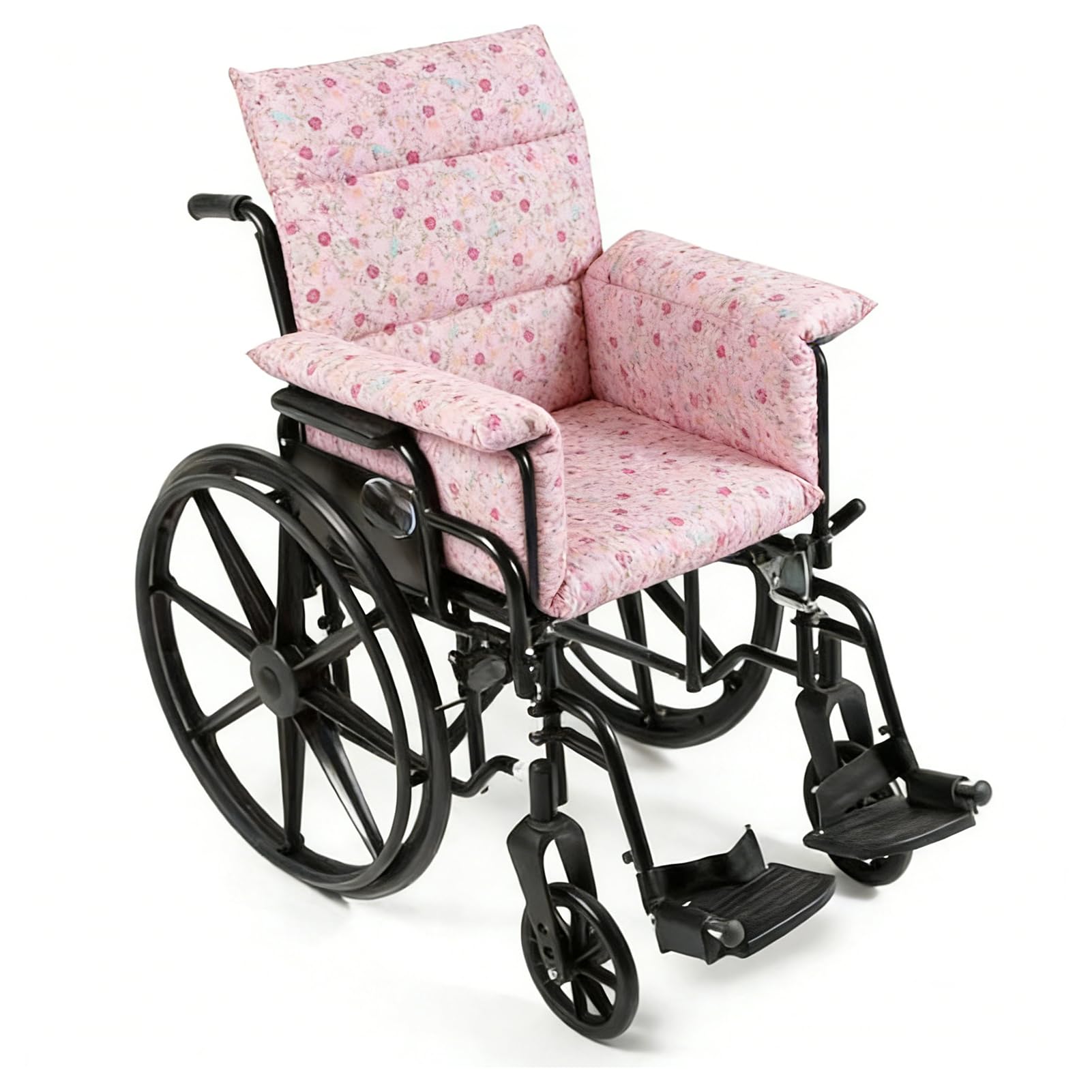 Cojin Silla de Ruedas, Cojín Integrado para Silla de Ruedas con Respaldo, Lavable, Antiescaras, Cojín para Silla de Ruedas Persona Mayor, Alivio del Dolor de Ciática