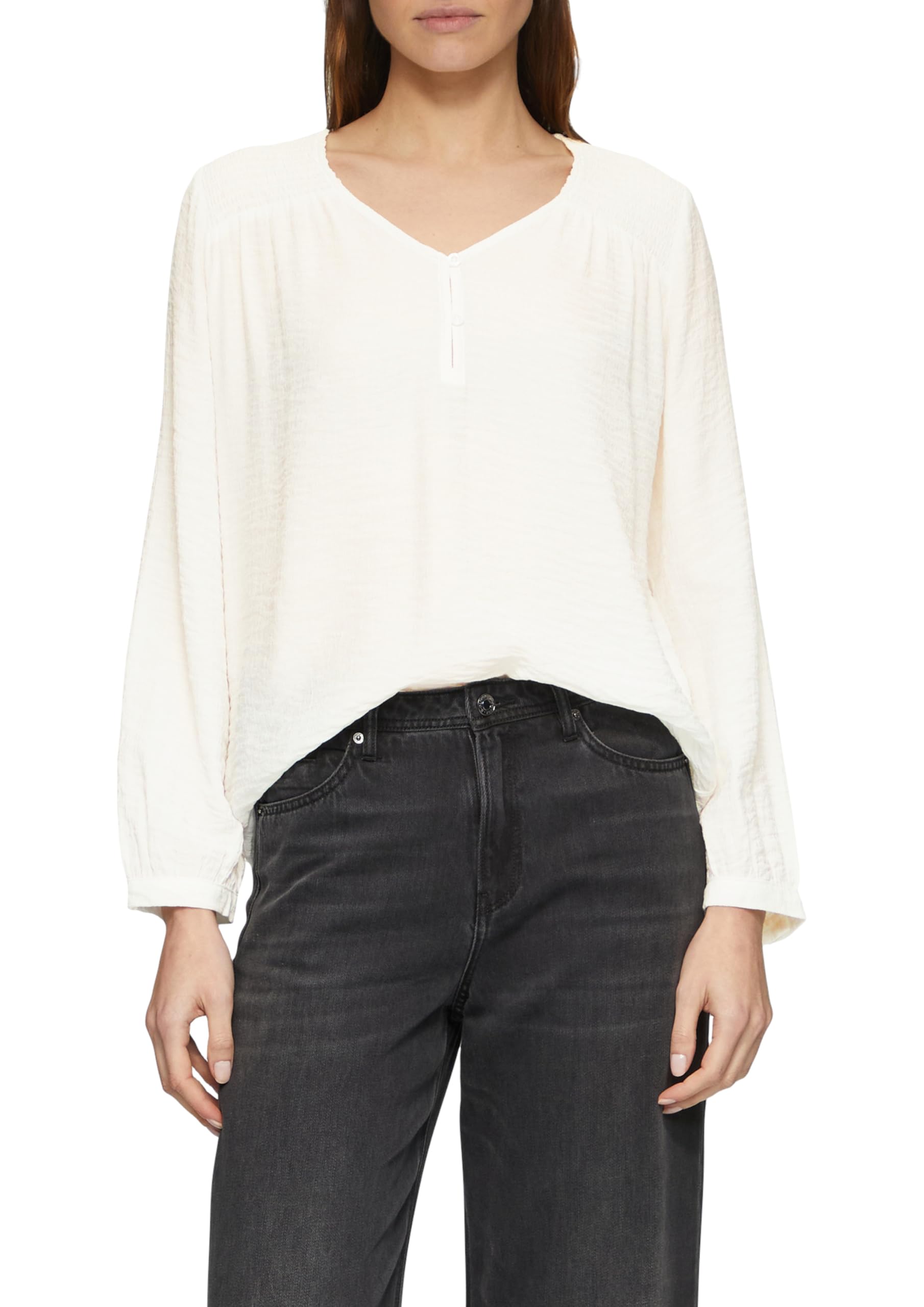 s.Oliver Long Sleeve Blouse with V-Neck, 210, 18