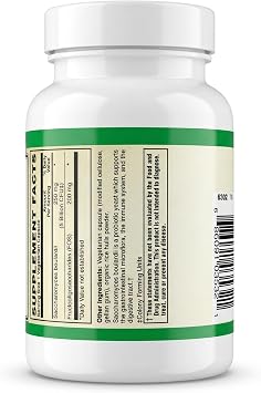 Saccharomyces Boulardii - Non-GMO Project Verified - Dairy Free