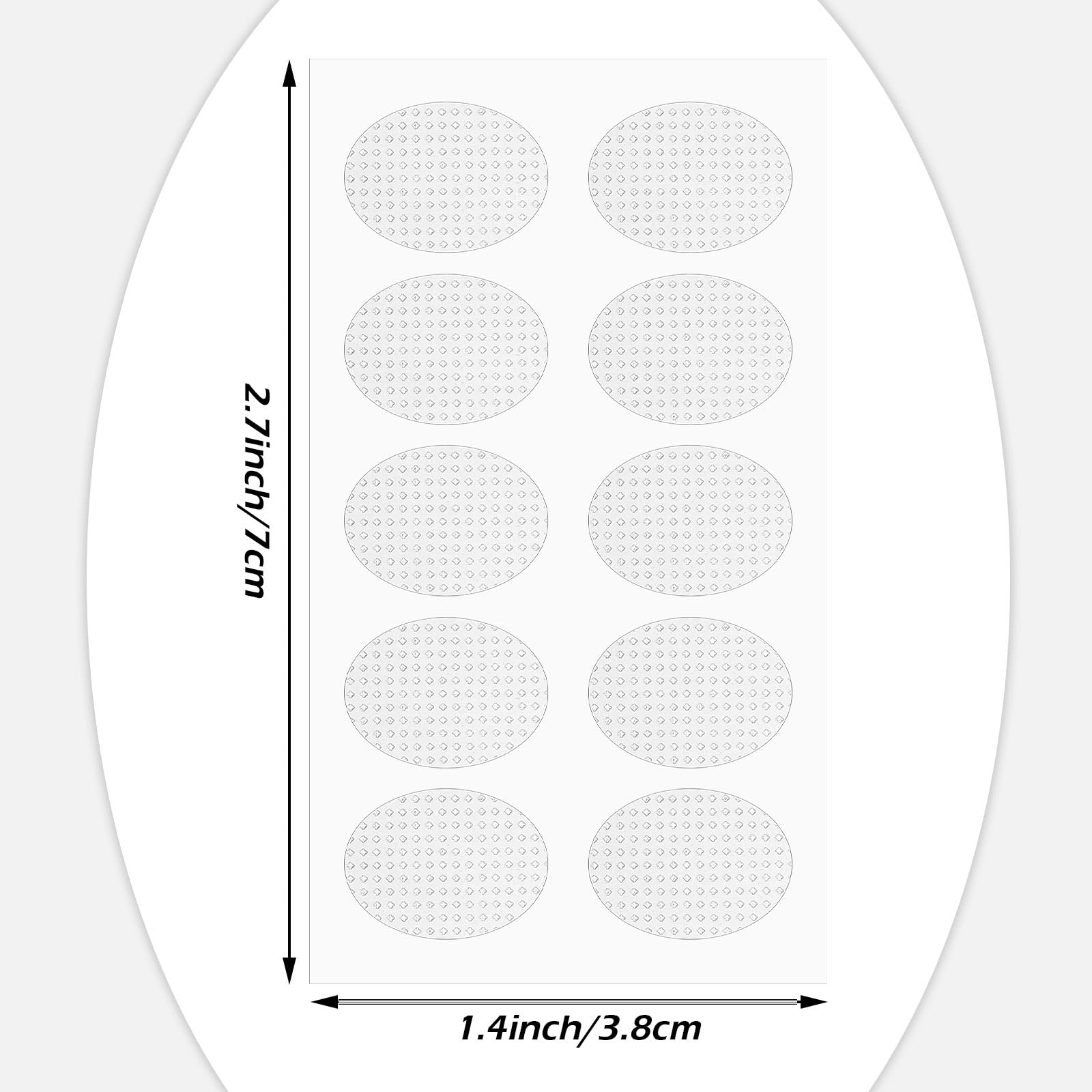 Outus 200 Pcs Earring Stickers for Split Earlobes Heavy Earrings Support Protectors Patches Large Earring Stabilizers Stickers Ear Lobe Saver Lifts