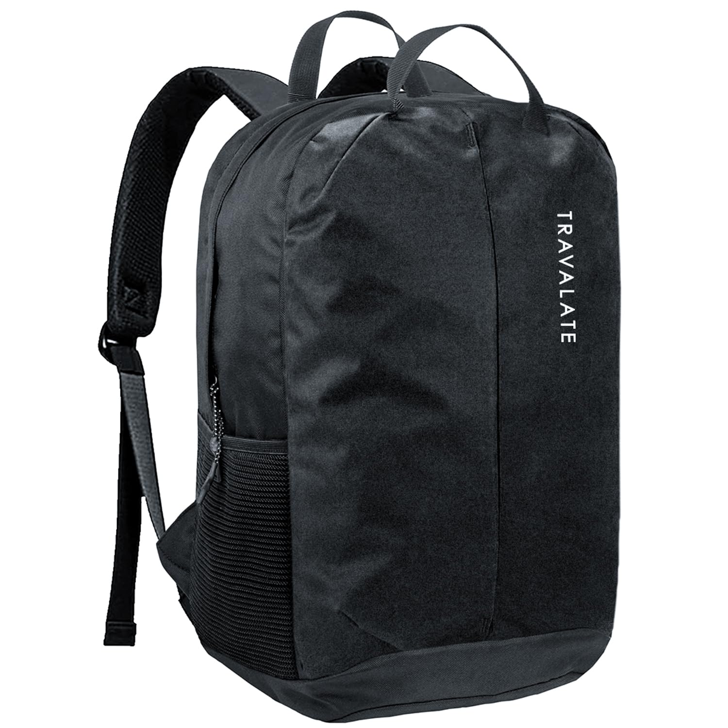 travalate 20 Ltr Daypack Backpack | Lightweight & Water-Resistant | Travel & Everyday Bag with Spacious Main Compartment, Easy Access Front Pocket and top Handles |(16 x 10 x 5) Inch - Black-picture-42