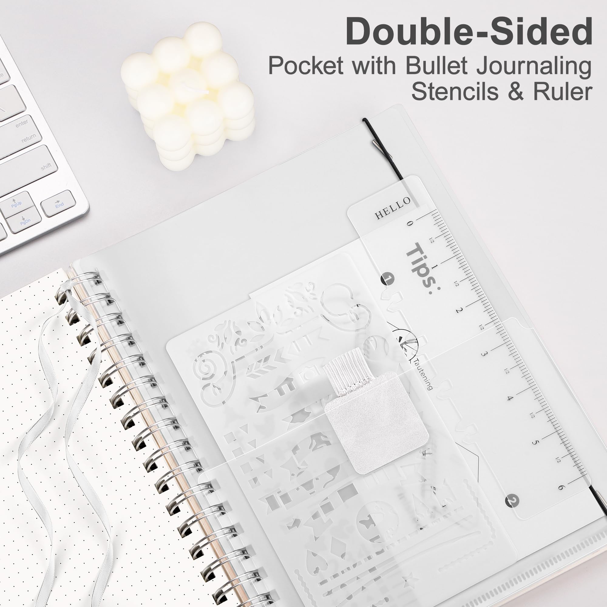 RETTACY B5 Dotted Notebook, Bullet Dot Grid Journal, Wirebound Spiral Notebooks 300Pages /150 Sheets for Writing,100gsm - Image 3
