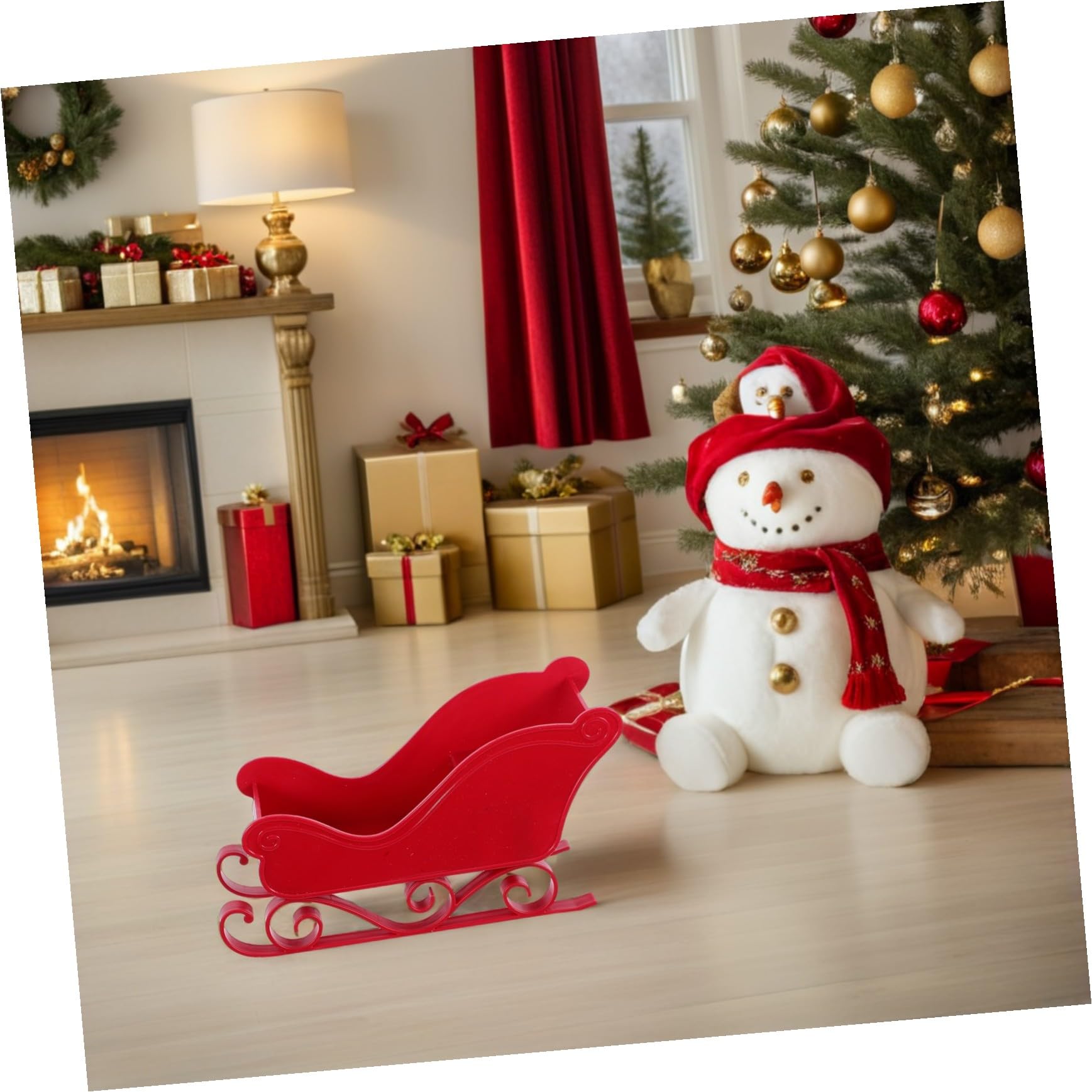 Alipis 3piezas Decoración De Navideño Miniatura para Manualidades y Accesorios Fotográficos para Fiestas Navideñas Modelo De De Escritorio para Decoración De Mesa