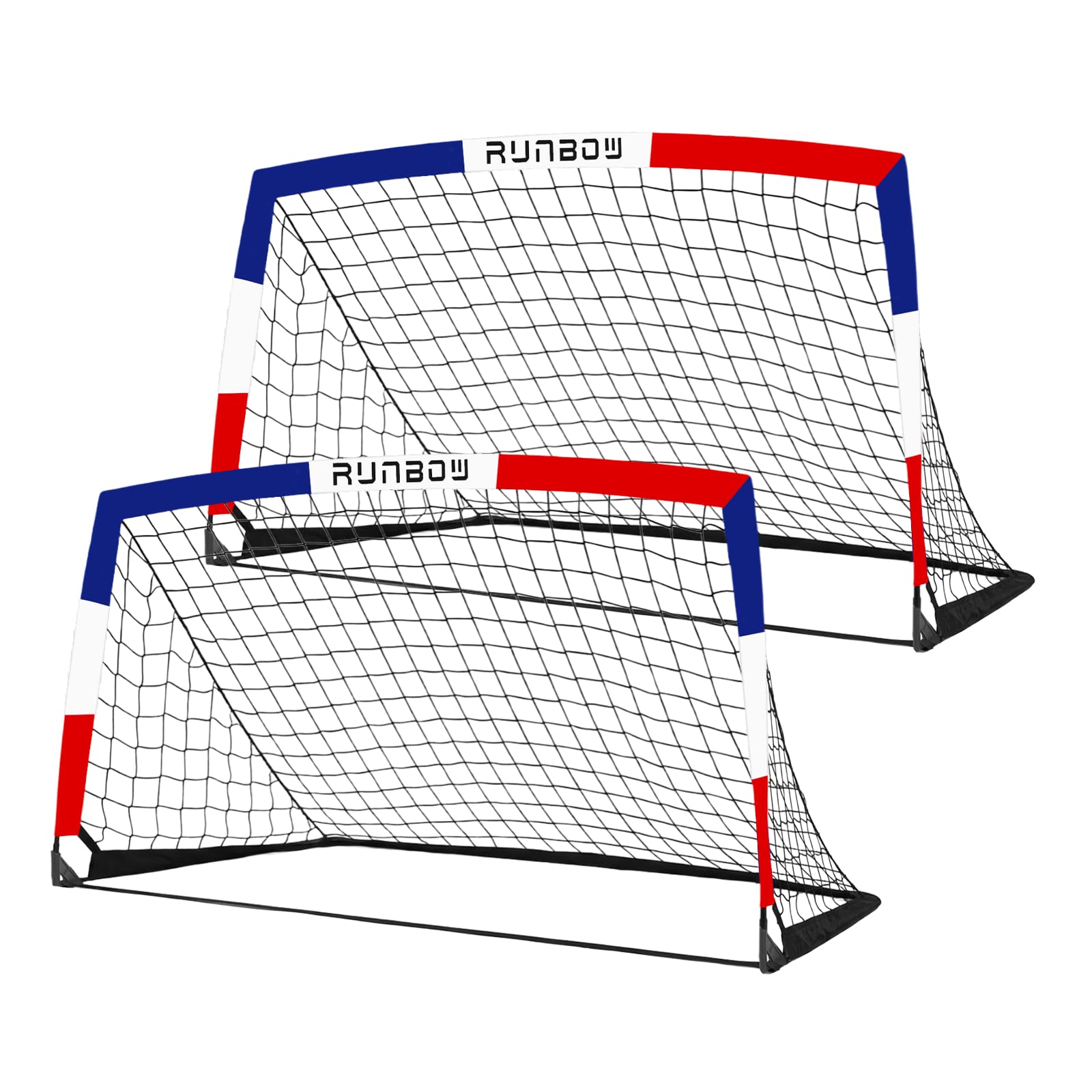 7x5 ft Kids Football Goal, Portable Junior Practice Soccer Net for Garden