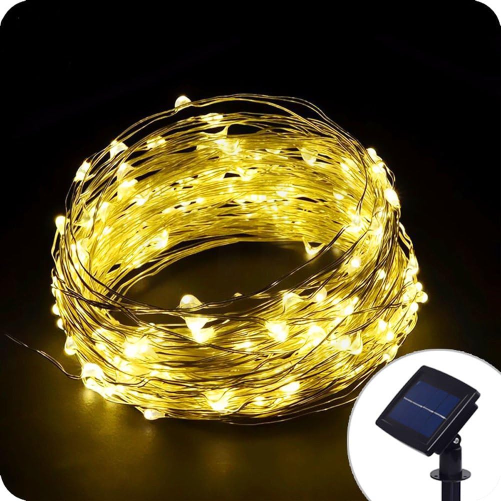 200LED Solar Powered String Light, 2 Modes Steady on