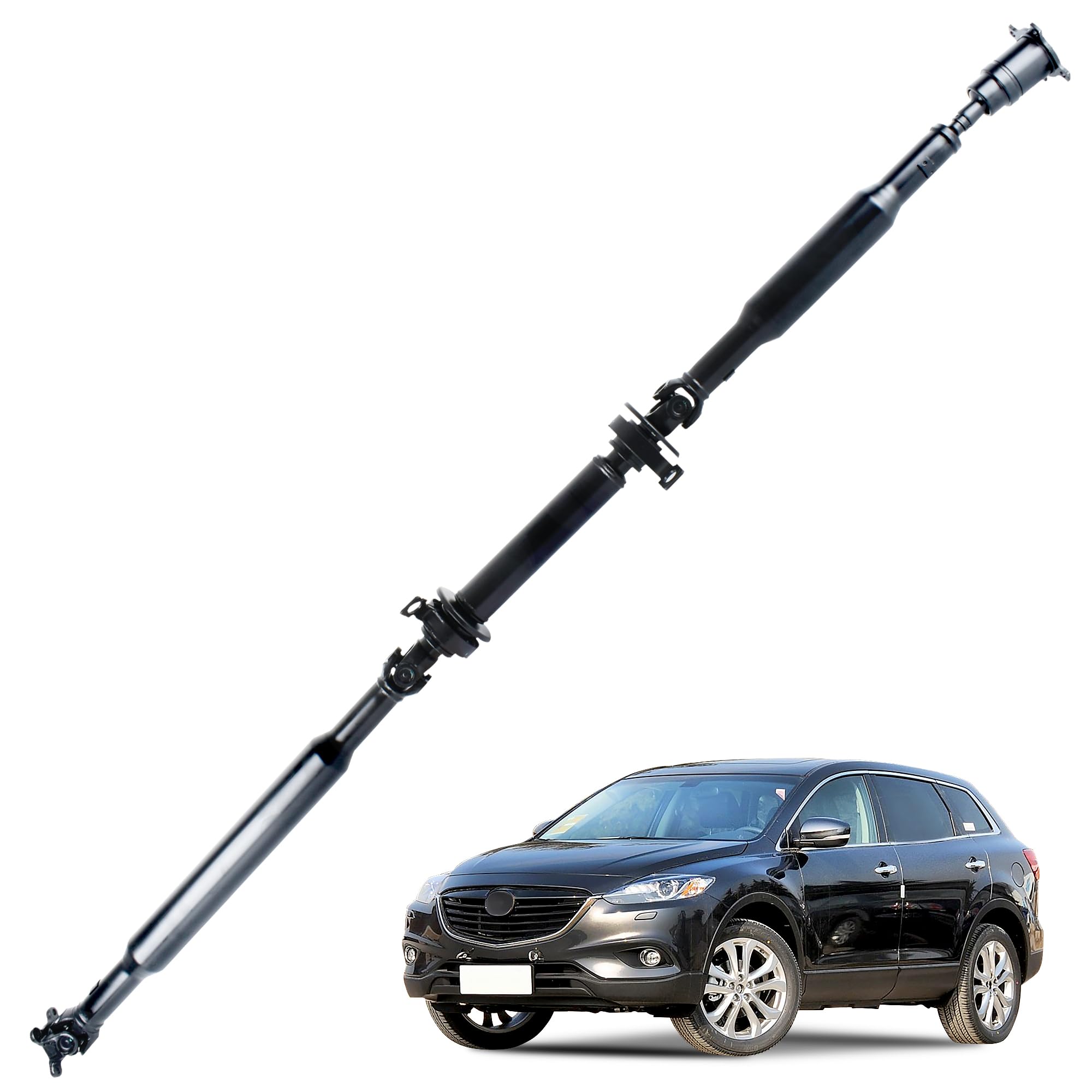 Rear Drive Shaft Propeller Shaft Driveshaft Assembly, Complete Drive Shaft Fit for Mazda CX-9 2007-2014 V6 3.5L 3.7L, AWD, Replace# KG03-25-100D-9U, KG03-25-100C, KG03-25-100D, 976-780