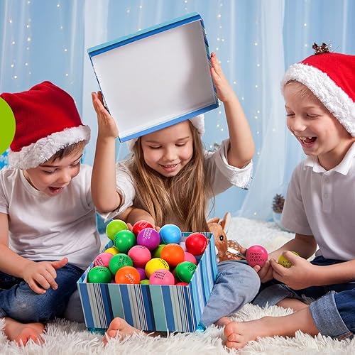 Miniatura 10 de 100 bolas motivacionales para el estrés, bolas de espuma coloridas, bolas inspiradoras para aliviar el estrés, citas, paquete de bolas pequeñas para