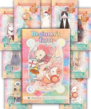 Beginners Tarot with Meanings in JapaneseBeginners Tarot Dreaming Cat Edition