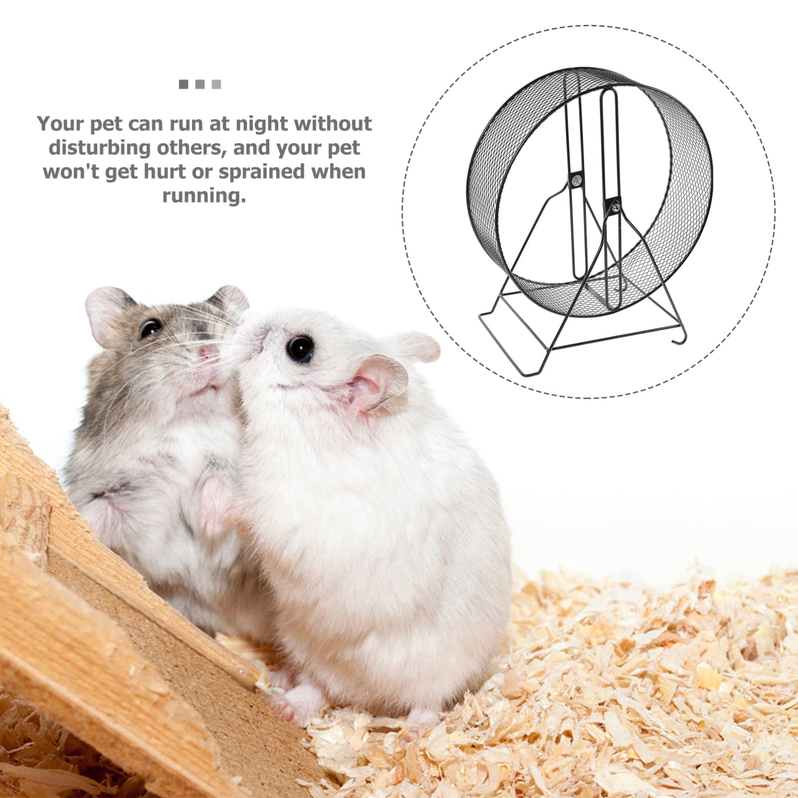 VILLCASE Hamsterlaufrolle Für Kleintiere Hamster-trainingsrad Spielzeug Aus Hochwertigem Material Fördert Bewegung Und Gesundheit Für Hamster