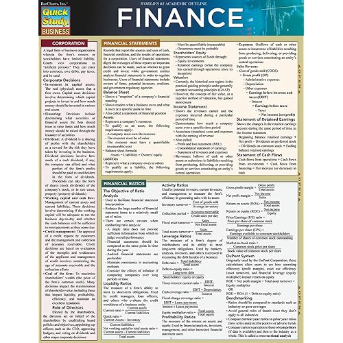 Finance (Quick Study Business)