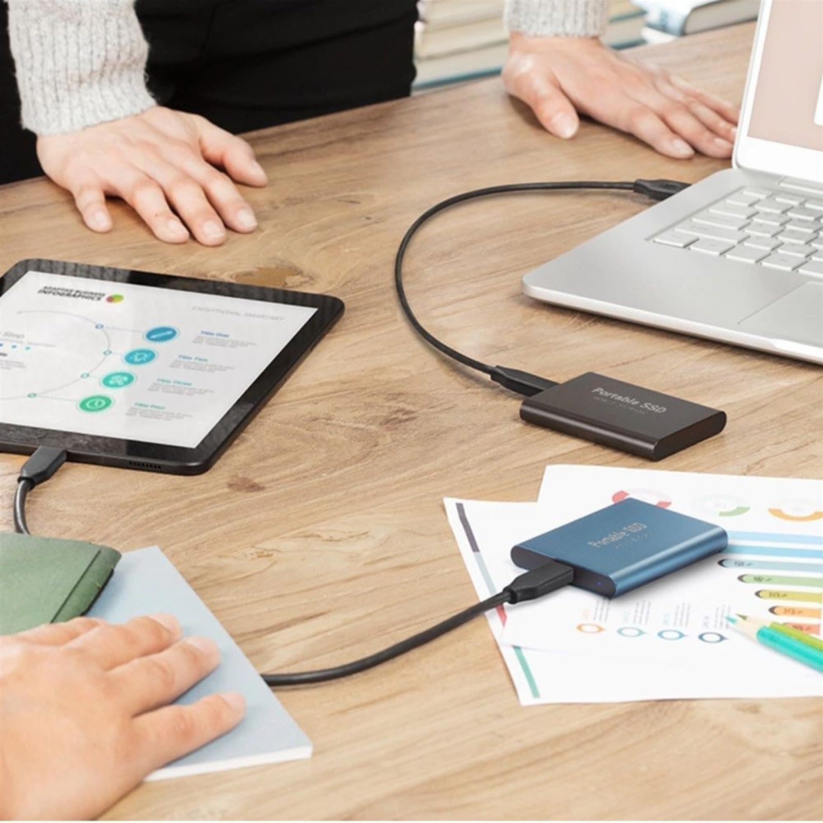 Disco duro externo portátil de alta capacidad y alta velocidad, ultradelgado y a prueba de golpes, disco duro USB 3.0 de transferencia de datos de alta velocidad, disco duro externo de gran capacidad