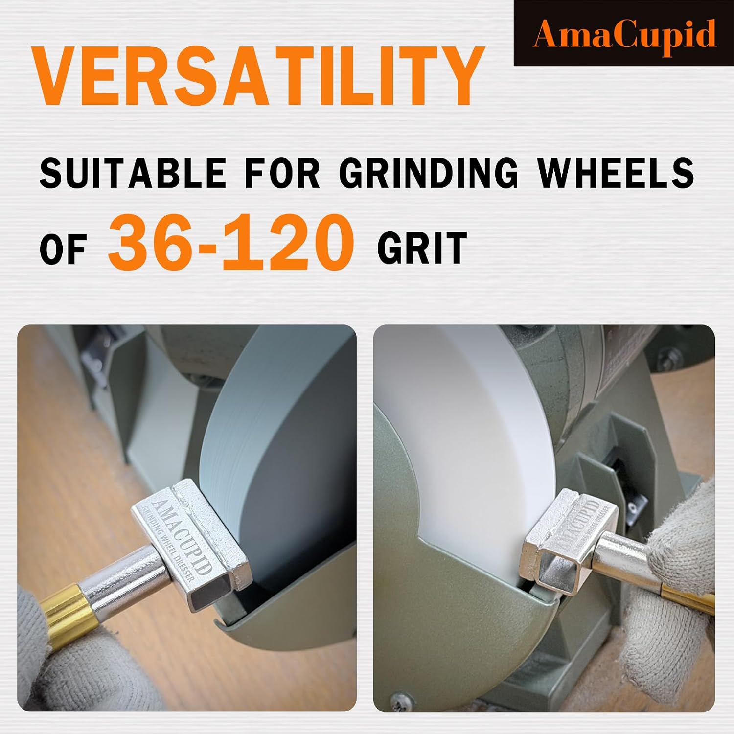 Grinding Wheel Dresser for Bench Grinder Wheel. Handheld Dressing Tools. Diamond Abrasive. Sharpens Grinding Surfaces of Ceramic Grinding Wheels For Silicon Carbide and Alumina