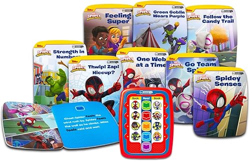 Miniatura 2 de Spidey and His Amazing Friends Me Reader - Lector electrónico de 8 libros  Libros Spidey para niños pequeños, bebés con Spiderman, Miles Morales y