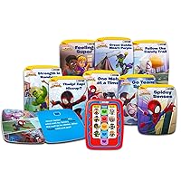 Vista 3 de Spidey and His Amazing Friends Read Along Books for Kids - Bundle with 8 Read Aloud Books and Electronic Reader Featuring Spiderman, Miles Morales