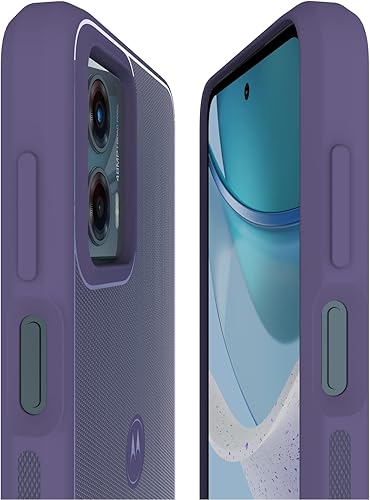 Miniatura 3 de Motorola Funda protectora texturizada para Moto G 5G (2023), Daybreak, ajuste de precisión, absorción de golpes para un mejor agarre del teléfono,