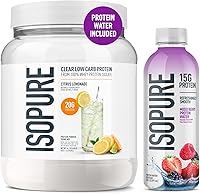 Vista 11 de Isopure - polvo de proteína de suero de leche con sabor a fruta ligera refrescante