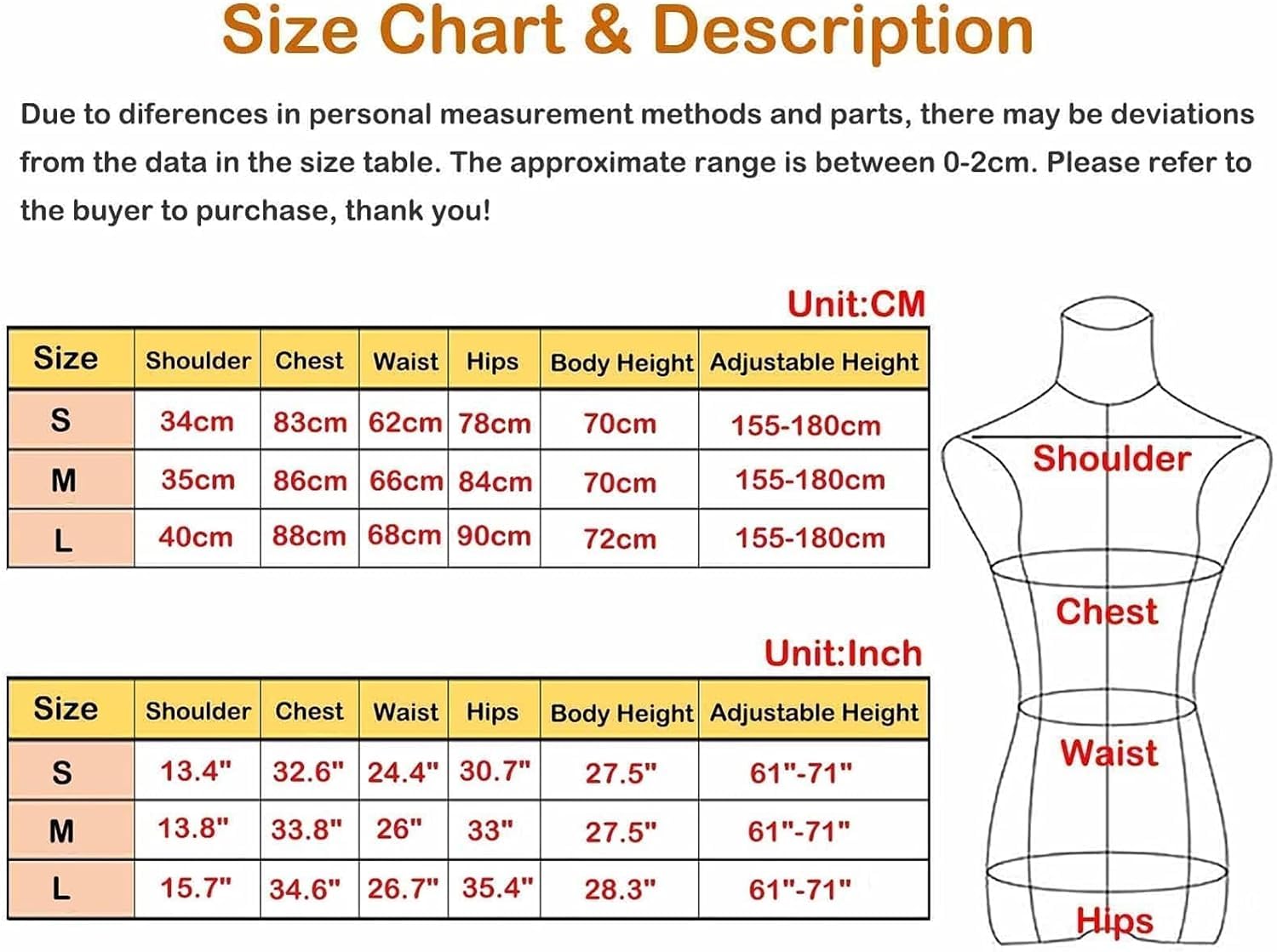 Torso-Mannequin-Ständer, Übergröße, weibliche Schaufensterpuppe, Kleiderform mit Rollen, verstellbarer Le Sewing Manikin Body Torso für Schneider, Mode-Stude