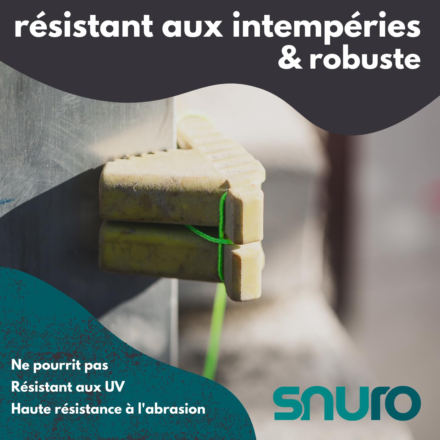 Corde Polyester (1mm, 100M, Vert Fluo, 2pcs) - Corde Fluorescente Verte en Polyester Tressée Robuste pour n'importe Quelle Utilisation - Résistante aux Intempéries - Cordeau de Maçon
