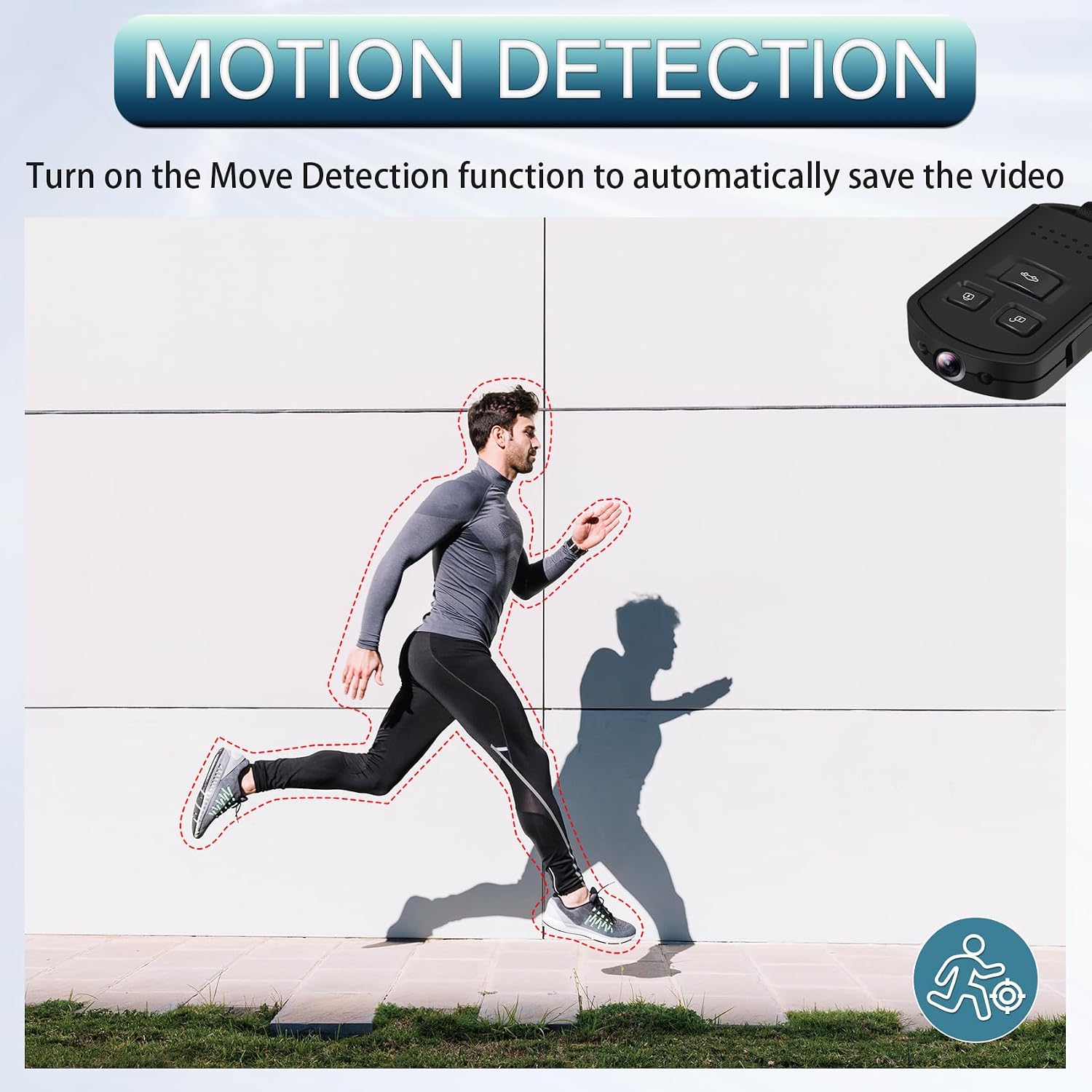 Pelay Key Fob HD 1080P Keychain Mini Cameras, Home Security Hidden Camera Nanny Cam Video Recording with Motion Detector/Night Vision