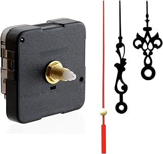 [Uppers] 時計 ムーブメント (交換・クラフト用) パーツ 部品 セット 『 掛け時計 壁掛け時計 などの修理・交換に！ 』 (Type B)