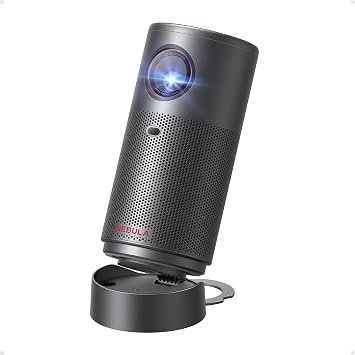 Nebula by Anker, Capsule Air, World's Smallest Google TV Projector, Only 650g, 2 Hours Playback, Auto Focus - Black