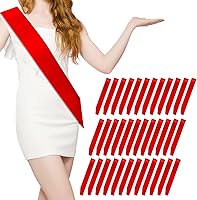 Vista 18 de 6 Piezas Bandas de Satén en Blanco Decoraciones para Fiestas Banda Negra en Blanco Banda Lisa Banda de Cumpleaños Bandas para Cumpleaños, Boda