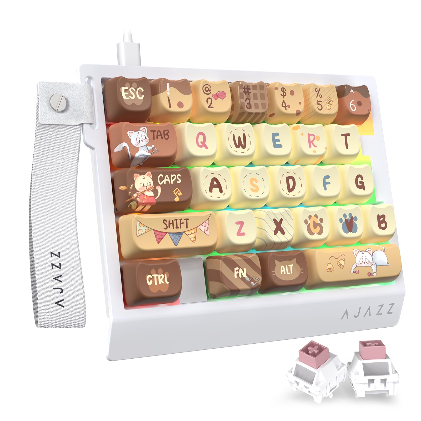 キーボード　セット Amazon | AJAZZ AK029 片手ゲーミングキーボード メカニカルキーボード