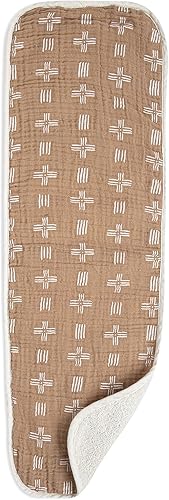 Miniatura 5 de Crane Baby Juego de 3 paños de muselina para bebé, estampado de animales safari, 100% algodón, absorbentes, ligeros, 7 x 20 pulgadas, esenciales