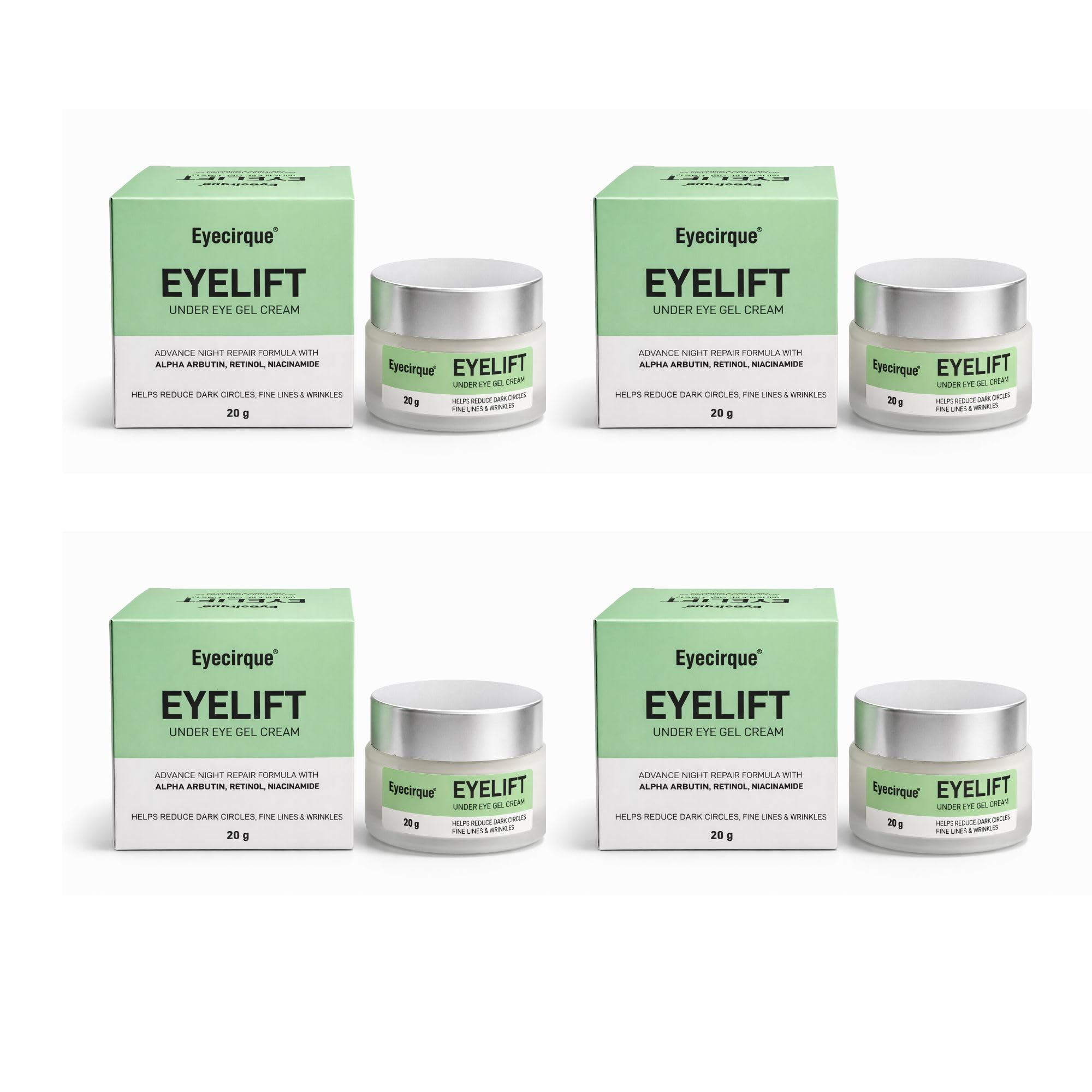 Eyecirque EyeLift Under Eye Cream for Dark Circles, Puffiness, Fine Lines & Wrinkles with Alpha Arbutin, Retinol & Niacinamide - Brightening Night Repair Formula for Men & Women - 20g — Amazon image 9