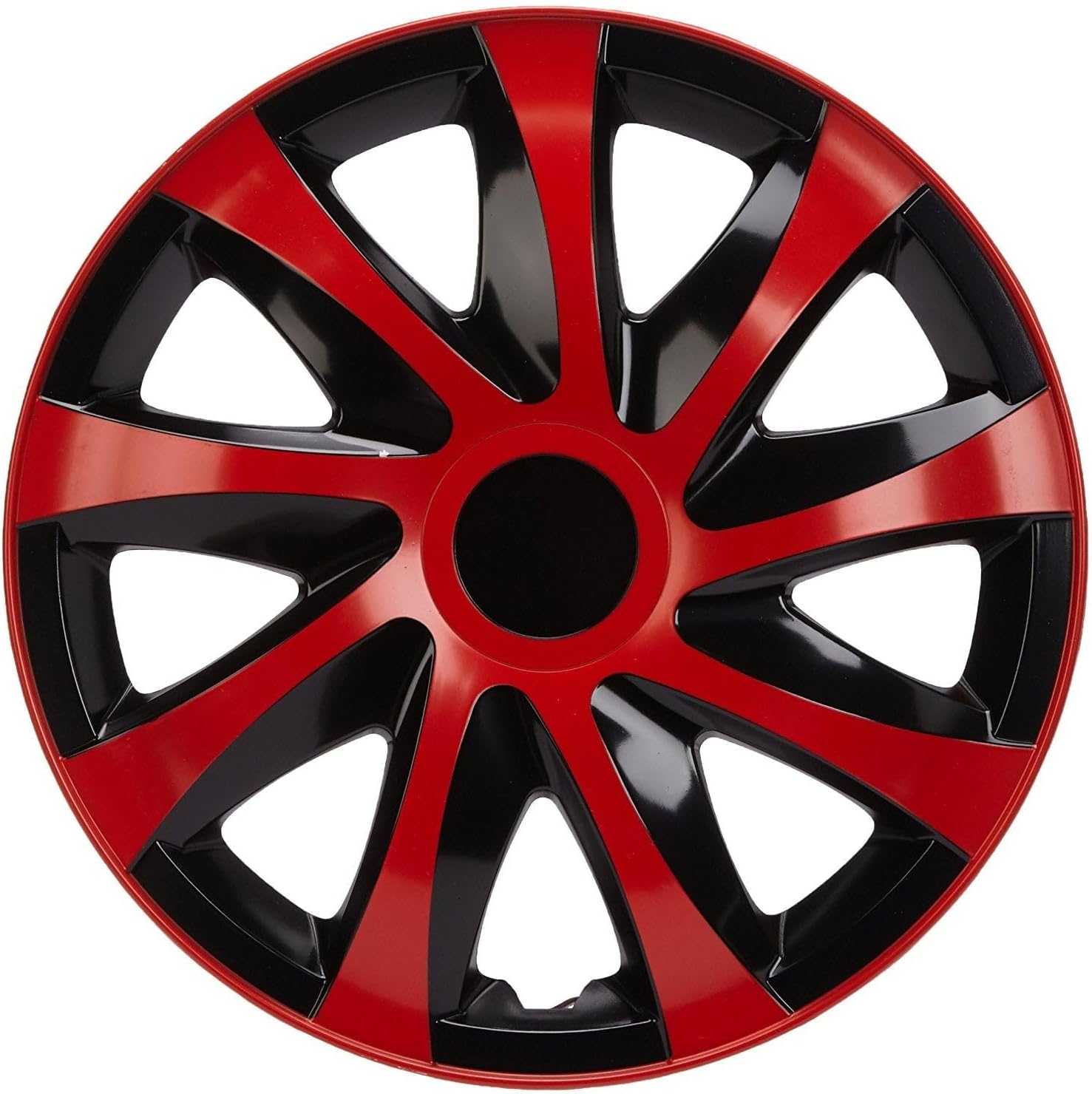 NRM KO239 Draco CS Wheel Trims Black/Red 15 Inches Set of 4