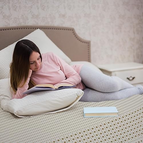 Miniatura 7 de Cubrecolchón de látex, látex orgánico GOLS de 5 zonas (matrimonial3 pulgadasfirme)