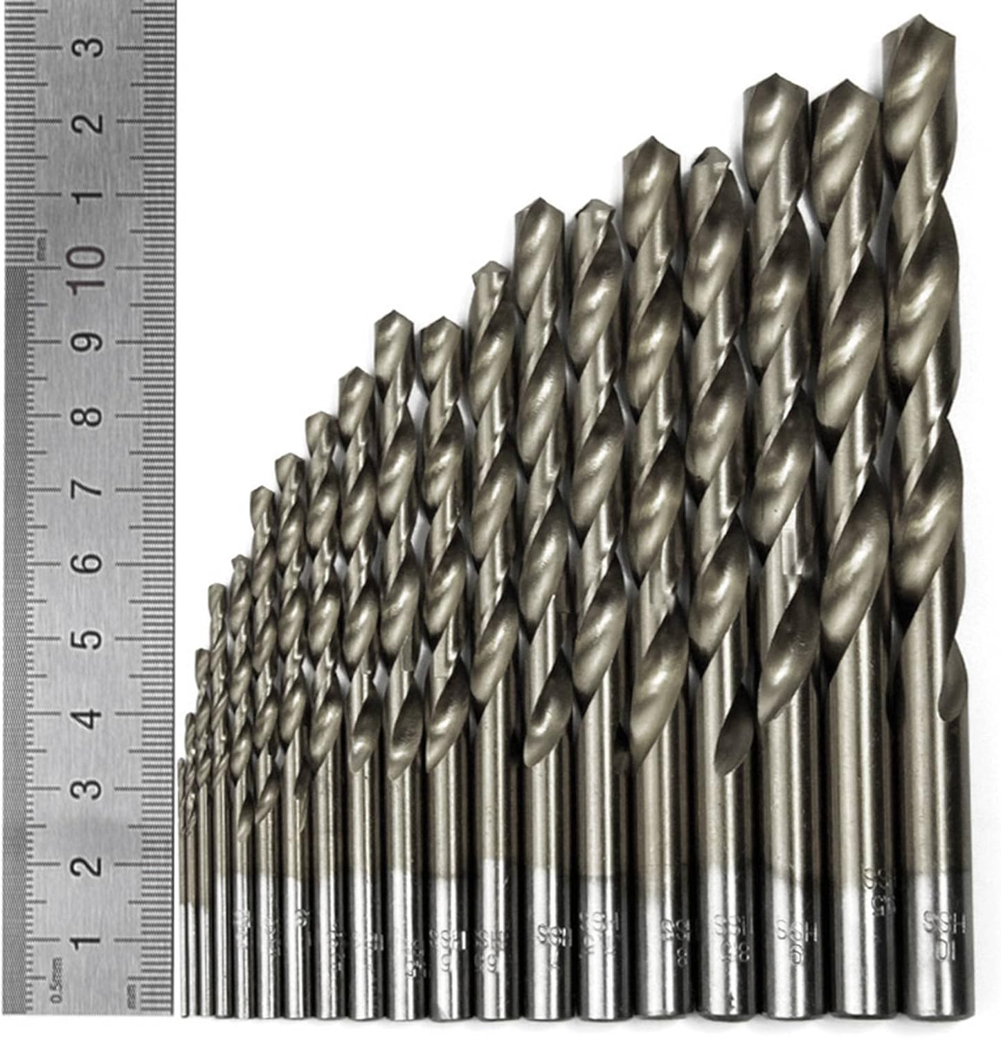 102Pc Engineering Drill Bit Set Hss 1-6mm in 0.1mm Increments