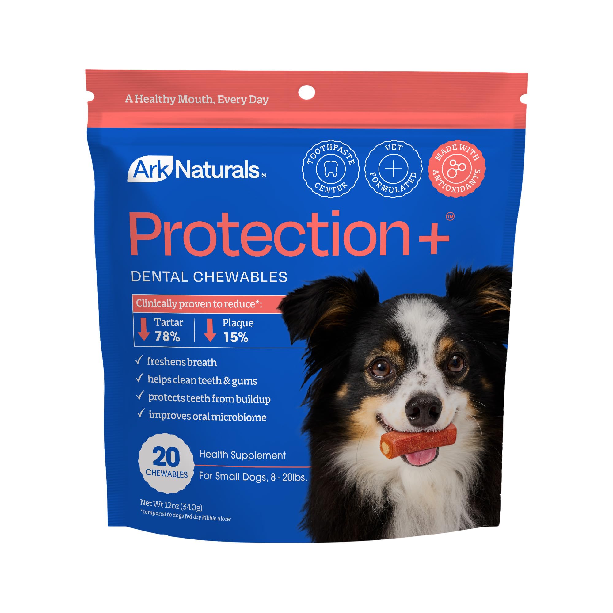 Ark Naturals Protection Plus Brushless Toothpaste Dog Dental Chew