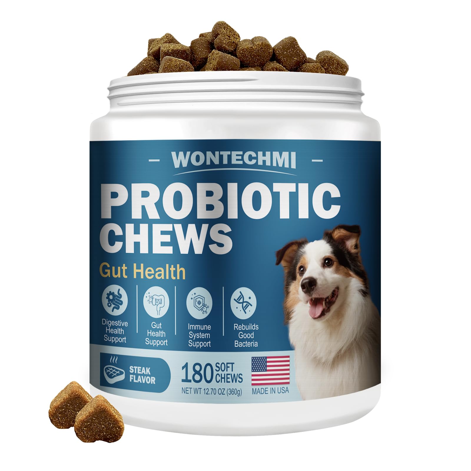 WONTECHMI Probiotics for Dogs