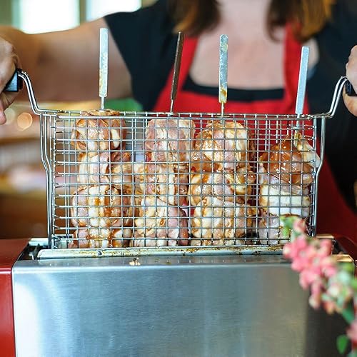 Miniatura 5 de Ronco Cesta multiusos Ready Grill con brochetas