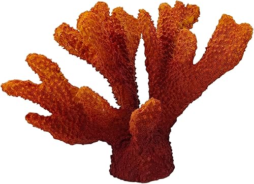 Estatua de coral rojo resina decoración de mesa coral realista rama de coral escultura de coral decoración del hogar fiesta temática de playa