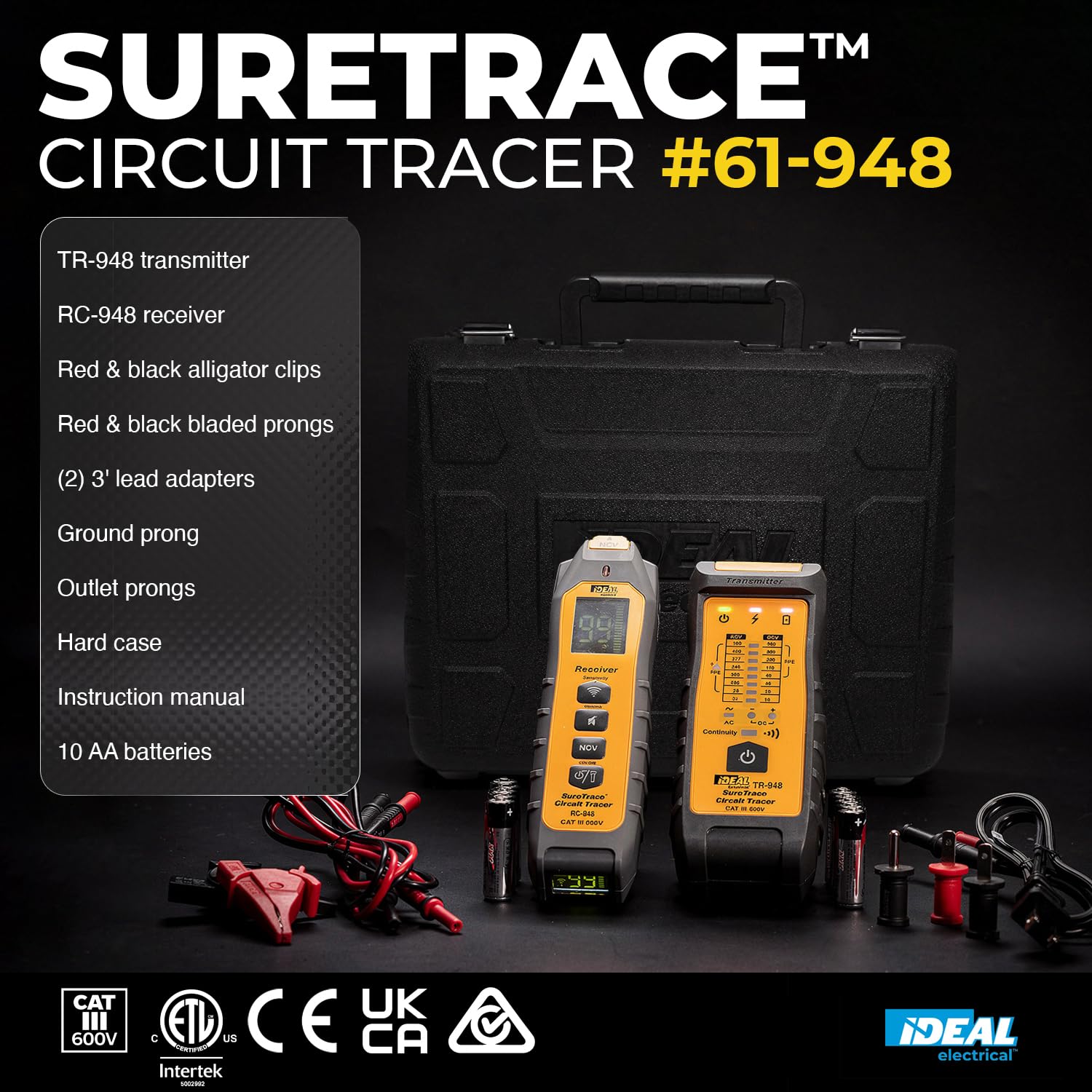 Ideal Electrical SureTrace Plus Circuit Tracer, Circuit Breaker Finder Tool — Amazon image 2