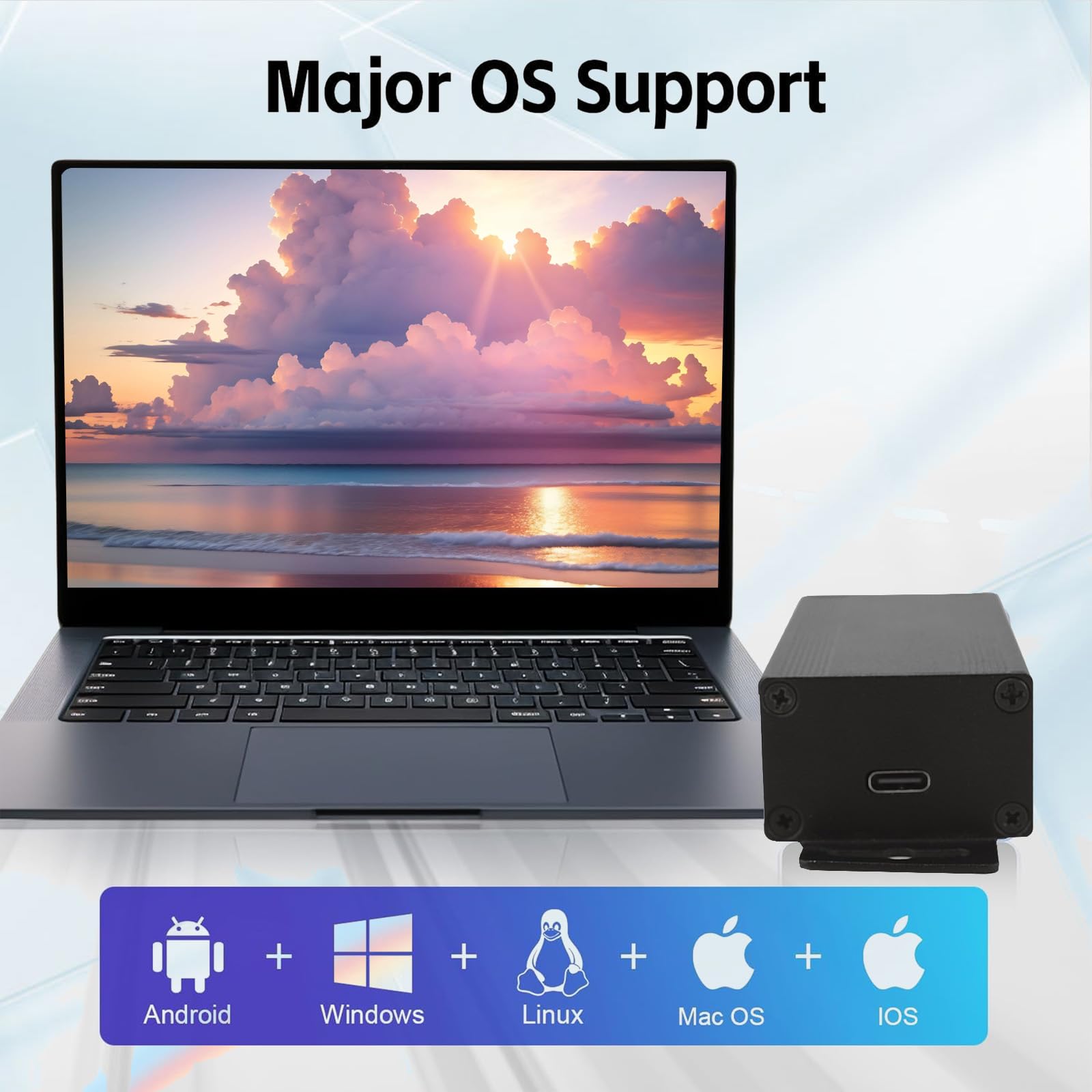 Injecteur PoE 90W USB-C,Port RJ45 Gigabit,IEEE 802.3af/at/BT | USB PD 3.1,Détection automatique,Protection OVP/OCP/SCP,Boîtier industriel