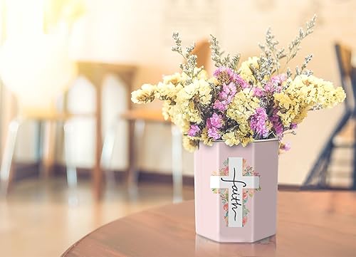 Vista 207 de WAVEYU - Portalápices bonito para escritorio, decoración de escritorio para niñas y mujeres Flor negra