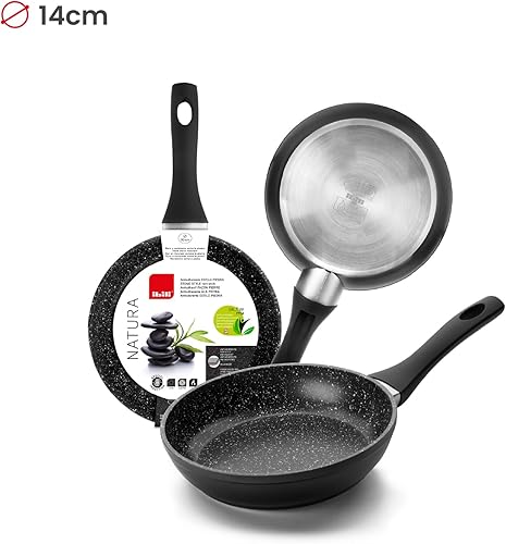 Miniatura 5 de IBILI Sartén Natura 5.5 in, Aluminio, Negro
