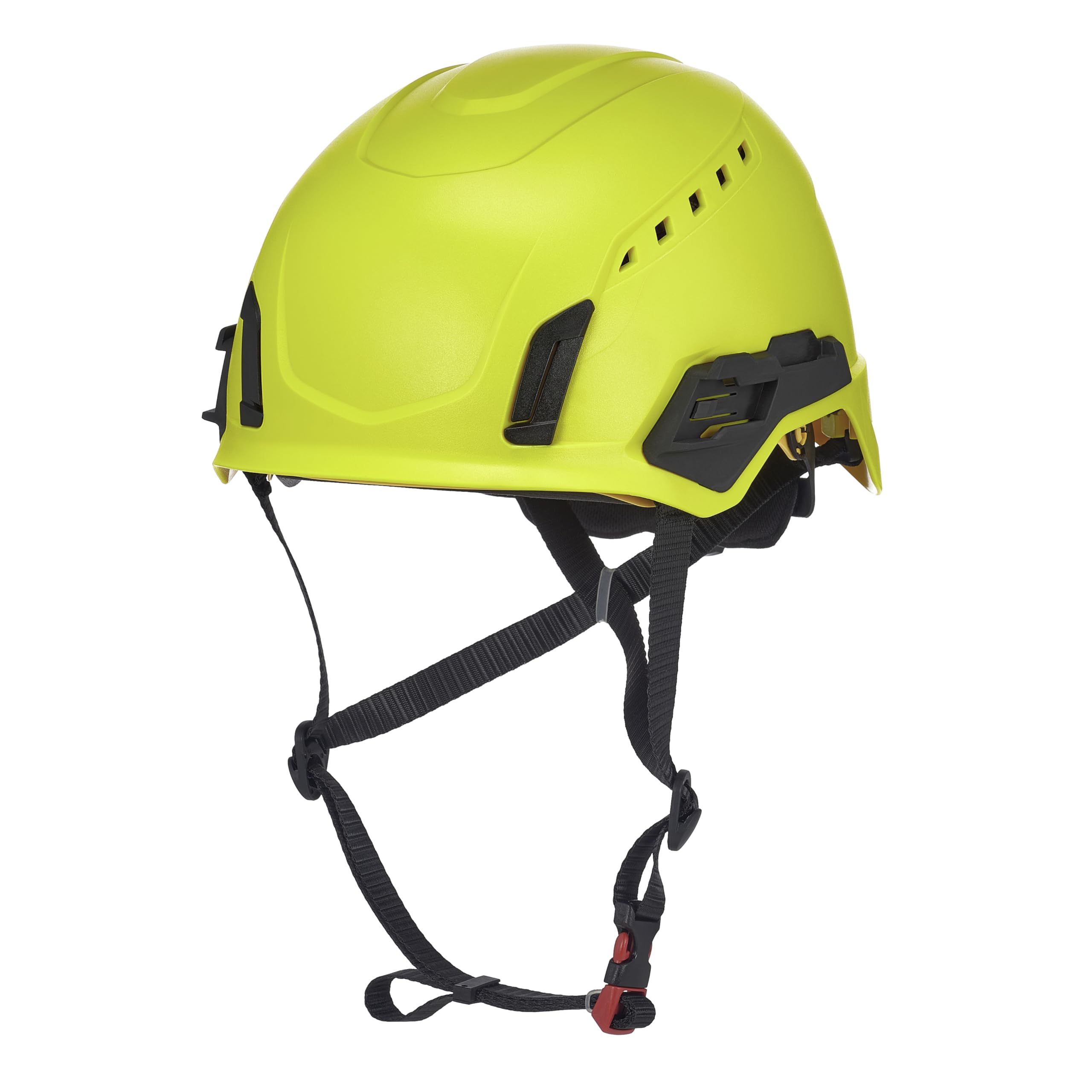 MSA Casco V-Gard H2 Pro Safety tipo 2 con cómoda suspensión de trinquete Fas-Trac III 10242821 | Riel de accesorios de botón y clips de iluminación universales | MIPS | Ventilado, estándar en amarillo