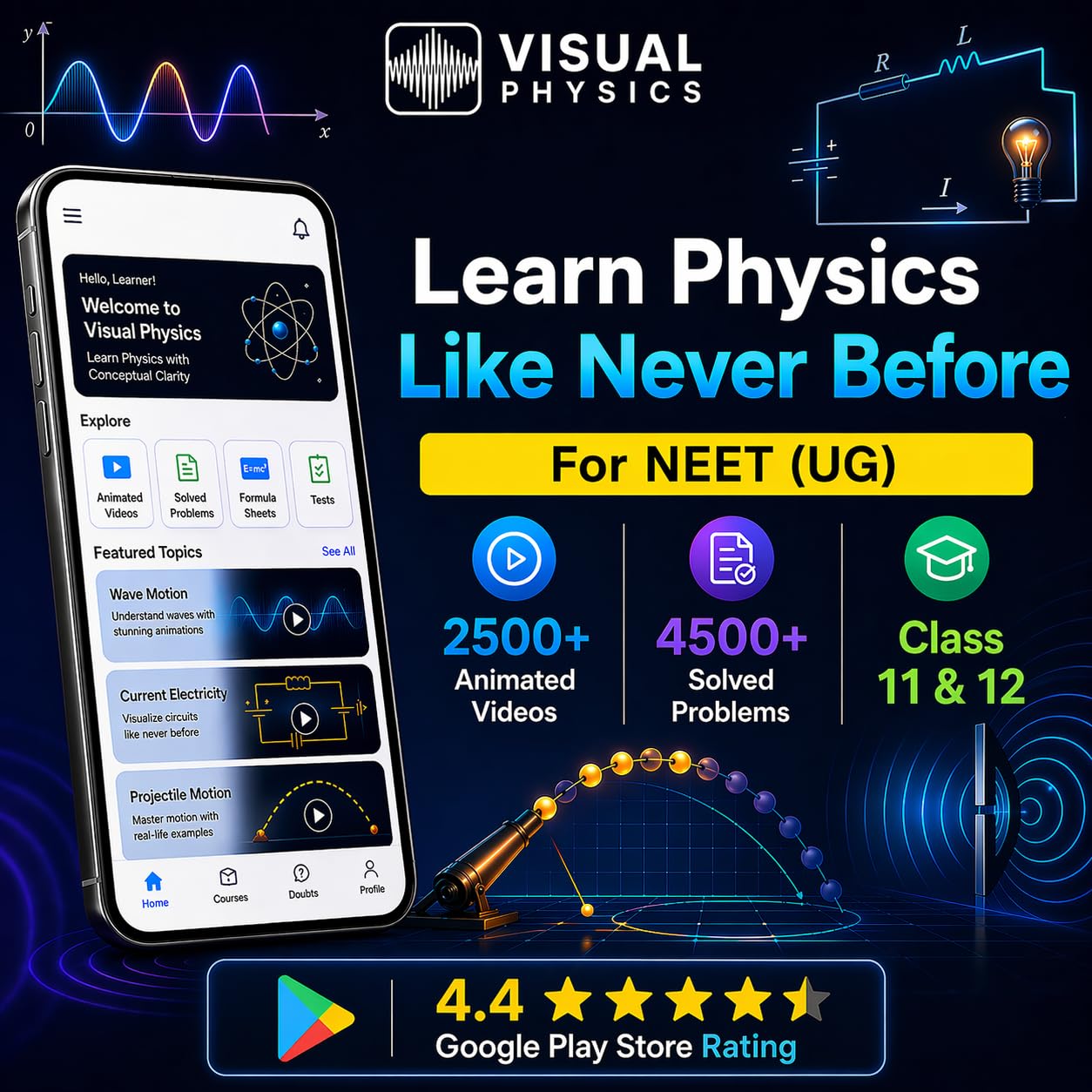Visual Physics - Easiest Way to Crack NEET Physics | 10x Faster Than Books | Powerful Visualisation | Instant Doubt Support | PYQs & Practice Problems | 1 Year Validity [Email Delivery in 2 Hours - No CD]-picture-16