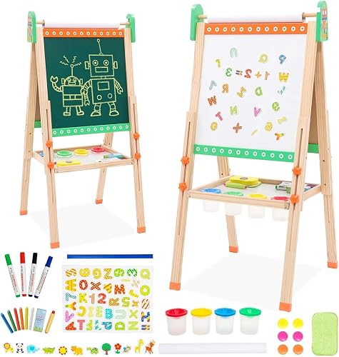 Chevalet Peinture Enfant Tableau Double Face Tableau Blanc et No 