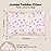 KeaBabies Toddler Pillow with Pillowcase, Jumbo 14X20 - Soft Organic Cotton Toddler Pillows for Sleeping - Machine Washable - Perfect for Travel, Toddler Bed Set (Flutter)